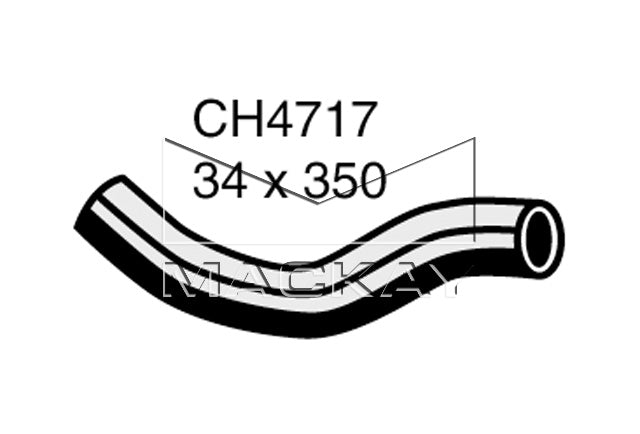 Mackay Bottom Radiator Hose CH4717
