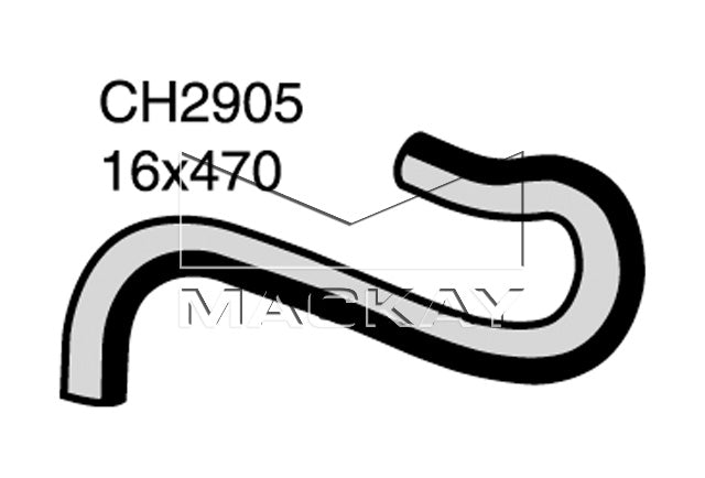 Mackay Heater Hose CH2905