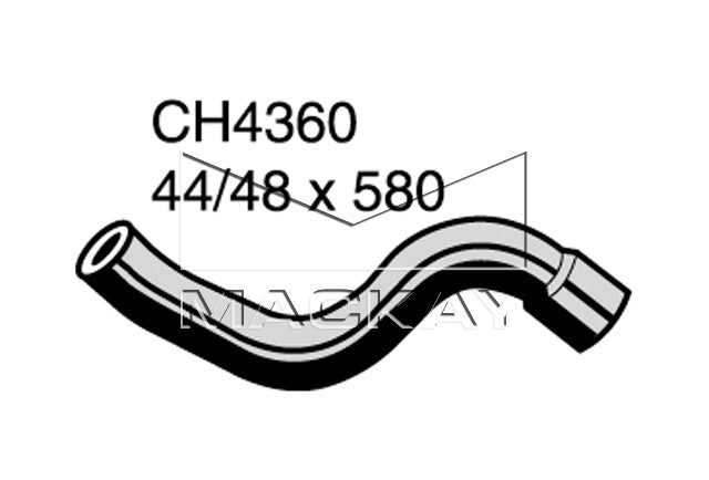 Mackay Bottom Radiator Hose CH4360