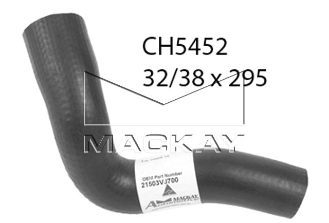 Mackay Bottom Radiator Hose CH5452