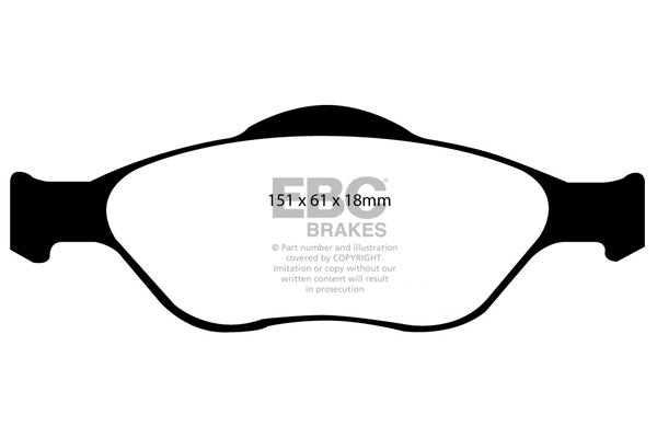EBC Ford Fiesta Front Pads DP21320
