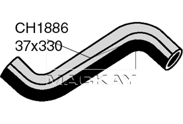 Mackay Top Radiator Hose CH1886