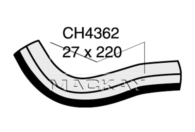 Mackay Bottom Radiator Hose CH4362