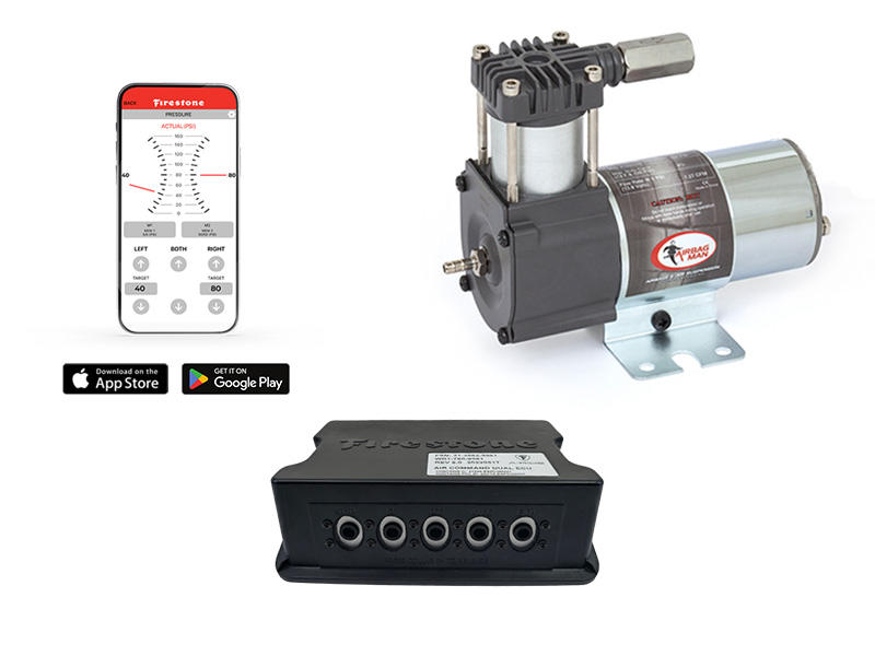 Airbag Man FS ECU with Light Duty Air Compressor
