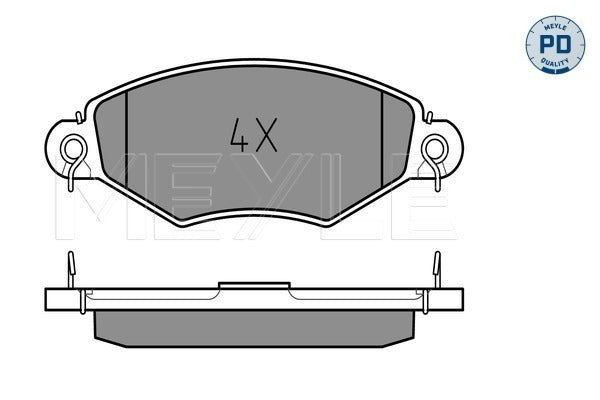 MEYLE Brake Pad Set 025 219 8018/PD
