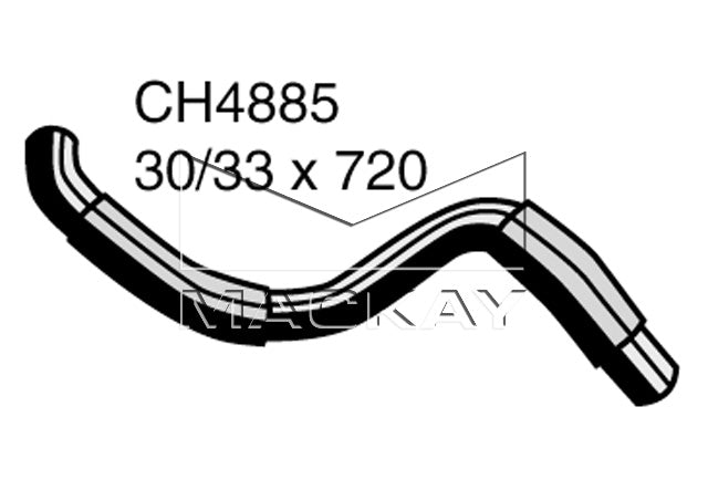 Mackay Top Radiator Hose CH4885