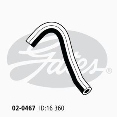 Gates Radiator Hose 02-0467