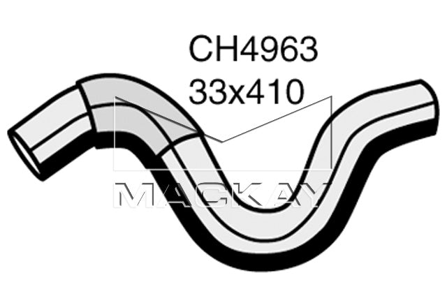 Mackay Top Radiator Hose CH4963