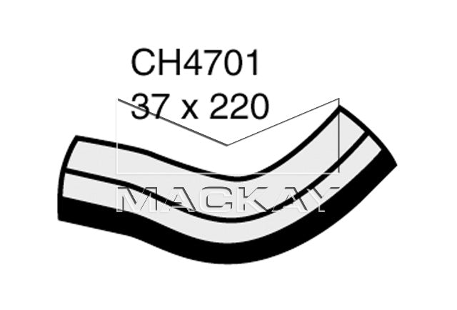 Mackay Bottom Radiator Hose CH4701