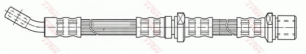 TRW Brake Hose PHD443
