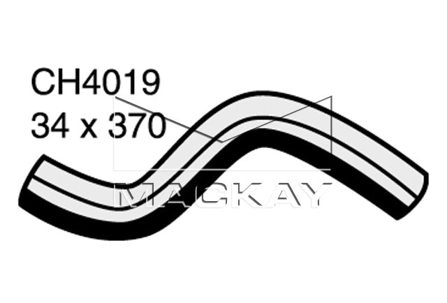Mackay Top Radiator Hose CH4019