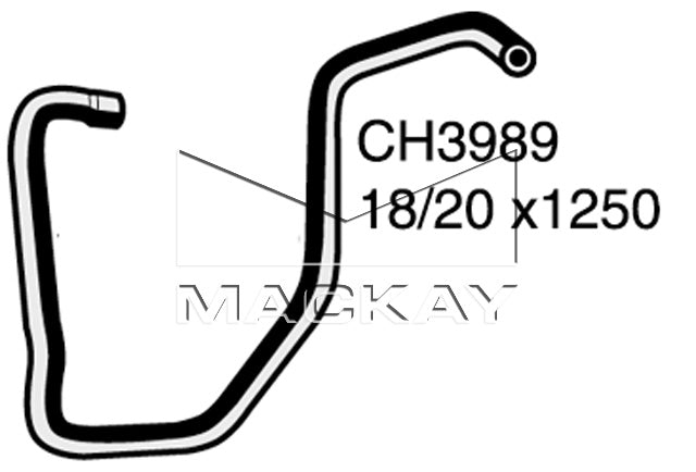 Mackay Bypass Heater Hose CH3989