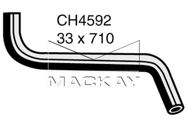 Mackay Top Radiator Hose CH4592