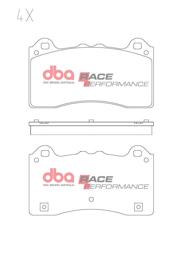 DBA Race Performance Brake Pad Set DB15025RP