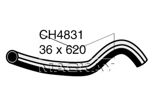 Mackay Bottom Radiator Hose CH4831