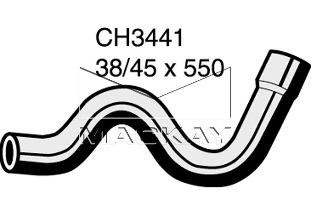 Mackay Bottom Radiator Hose CH3441