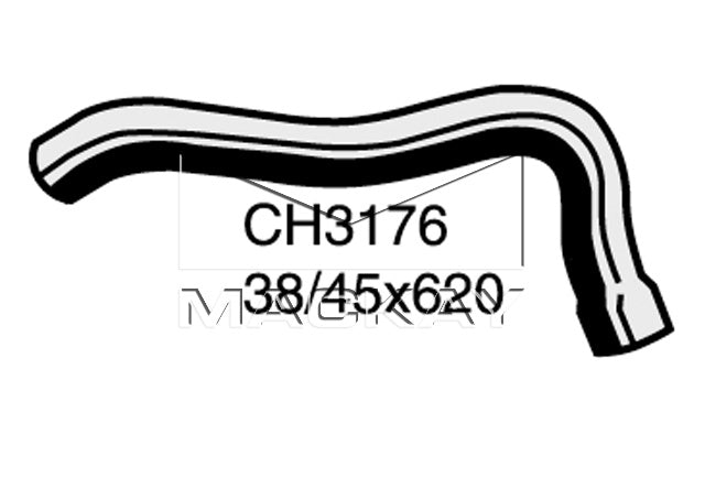 Mackay Bottom Radiator Hose CH3176