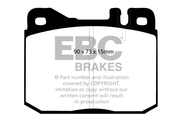 EBC Mercedes Front Pads DP2261