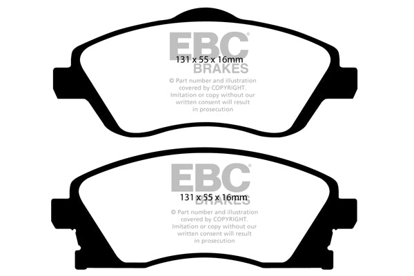 EBC Holden Barina Tk 2004 Frt Incl  Abs  & 1.8 Sri DP21476
