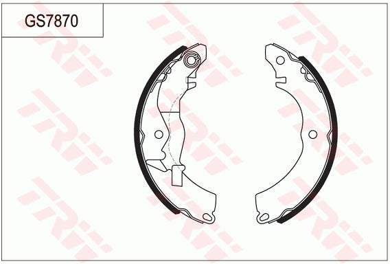 TRW Brake Shoe GS7870