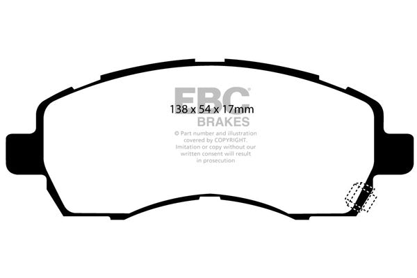 EBC Subaru Front Pads DP21138