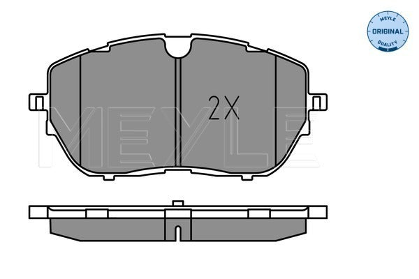 MEYLE Brake Pad Set 025 222 1818