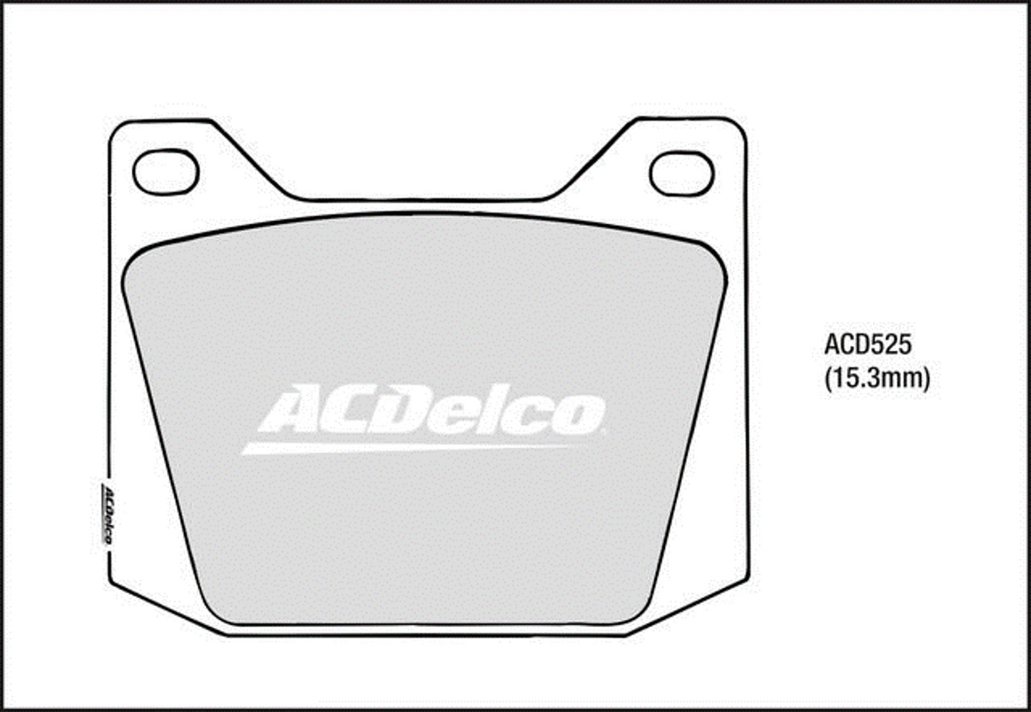 ACDelco Durastop Brake Pad Set ACD525