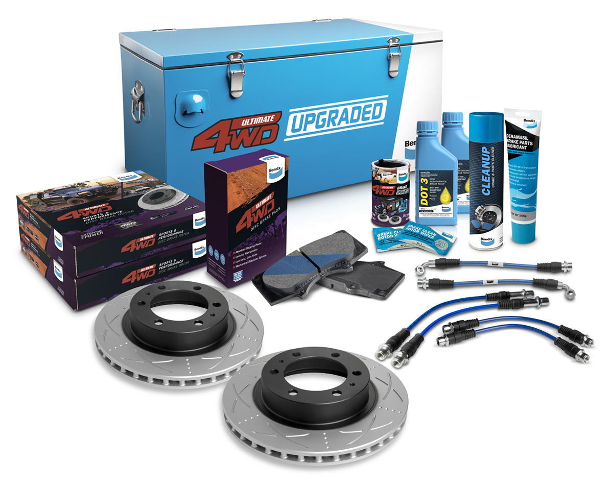 Bendix Ultimate 4x4 Brake Upgrade Kit U4WD-BUK80