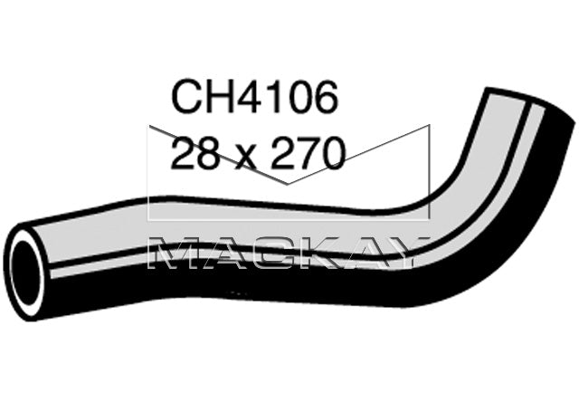 Mackay Top Radiator Hose CH4106