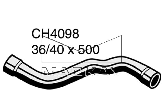 Mackay Bottom Radiator Hose CH4098