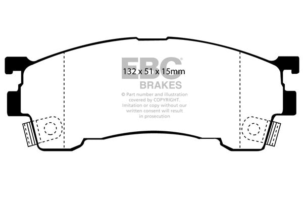 EBC Eunos/Ford/Mazda Front Pads DP2971