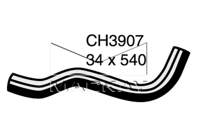 Mackay Bottom Radiator Hose CH3907