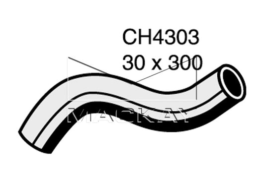 Mackay Bottom Radiator Hose CH4303