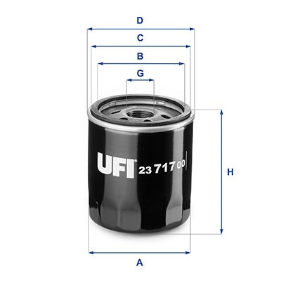 UFI Filters Oil Filter 23.717.00