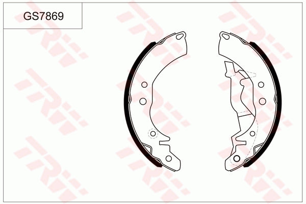 TRW Brake Shoe GS7869