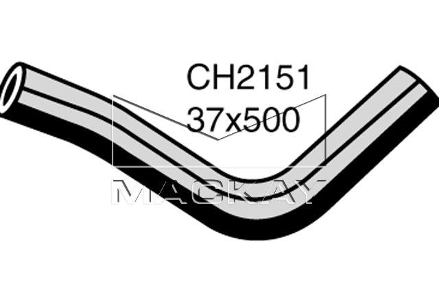 Mackay Top Radiator Hose CH2151