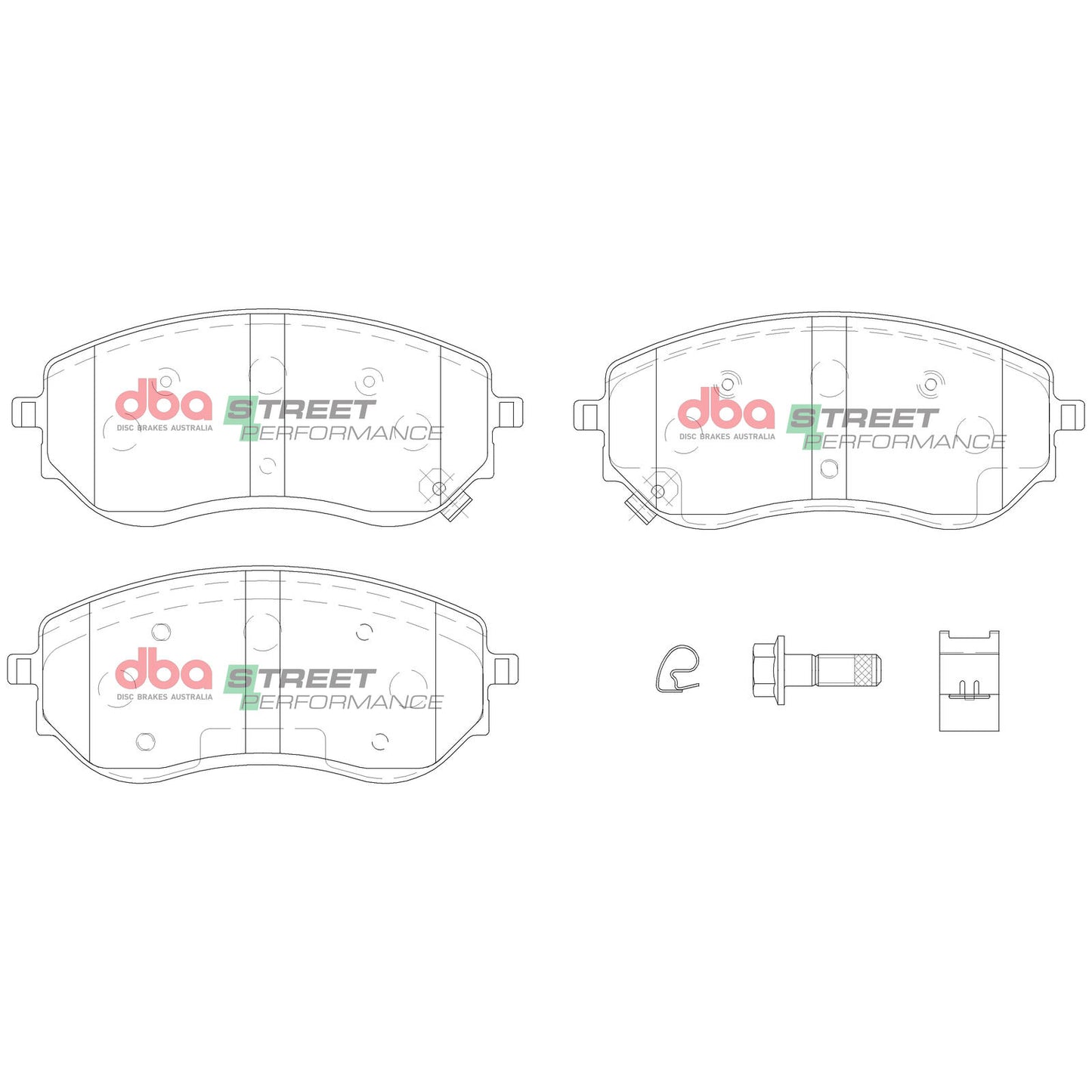 DBA SP Performance Brake Pad Set DB15014SP