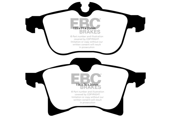 EBC Holden Astra 2005 On DP21520