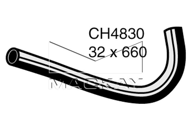 Mackay Bottom Radiator Hose CH4830