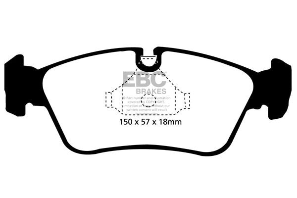 EBC Bmw E46/Z3/Z4 Front Pads DP21211