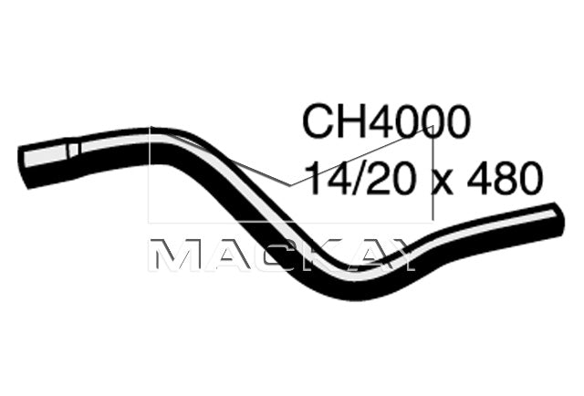 Mackay Heater Hose CH4000