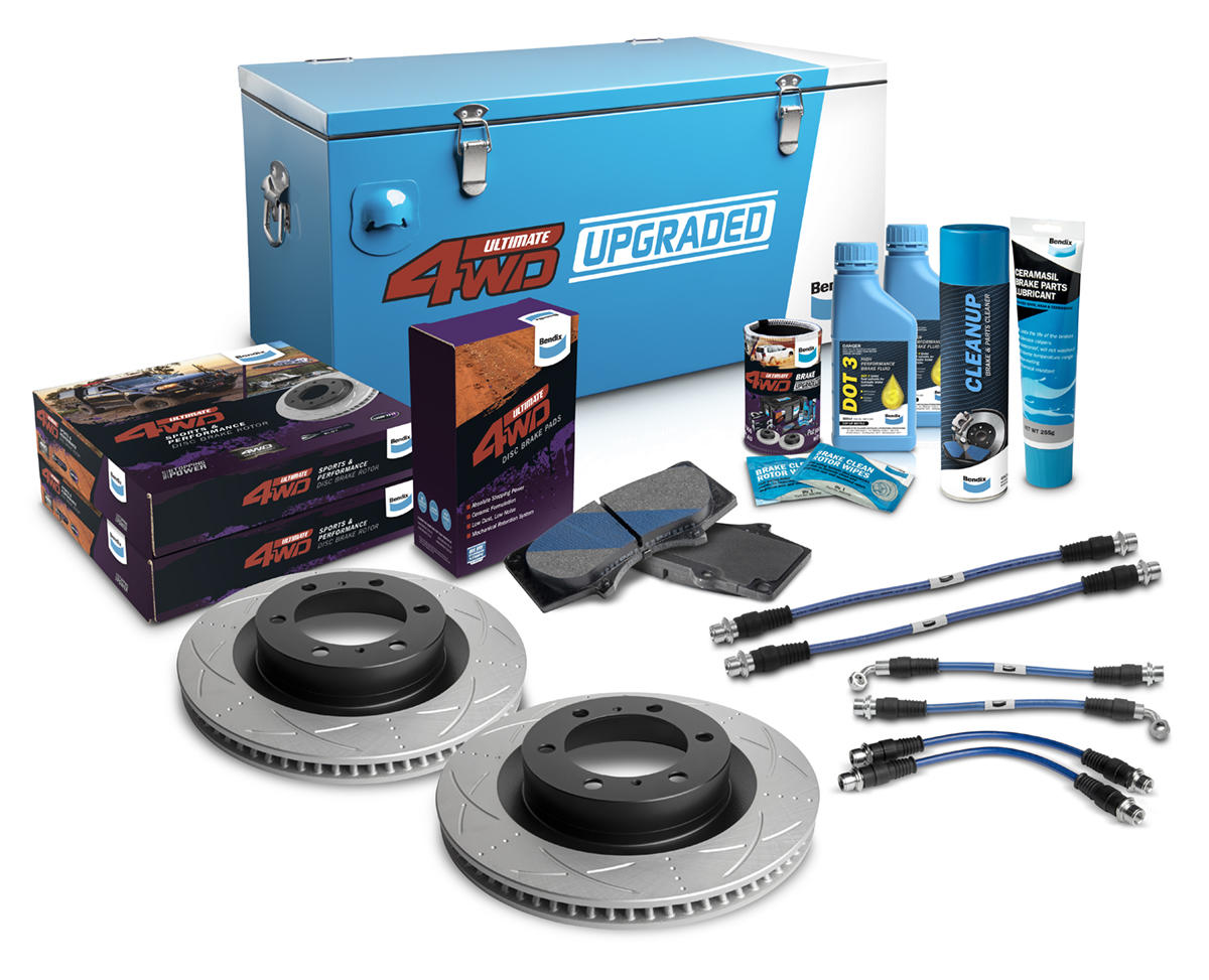 Bendix Ultimate 4x4 Brake Upgrade Kit (Suits 2" Lift) U4WD-BUK87+2