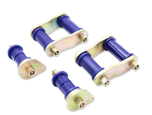 SuperPro Rear Greasable Shackle And Bushing Kit Fits Toyota KIT193SK