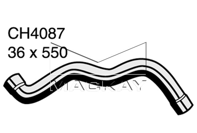 Mackay Top Radiator Hose CH4087