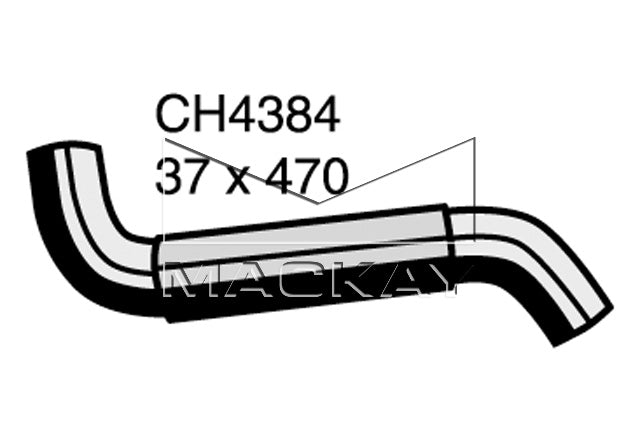 Mackay Top Radiator Hose CH4384