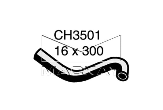 Mackay Heater Hose CH3501