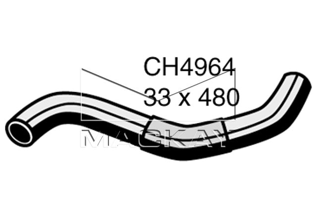 Mackay Bottom Radiator Hose CH4964