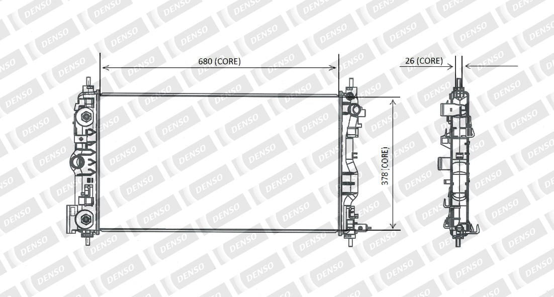 DENSO Radiator A221-A357