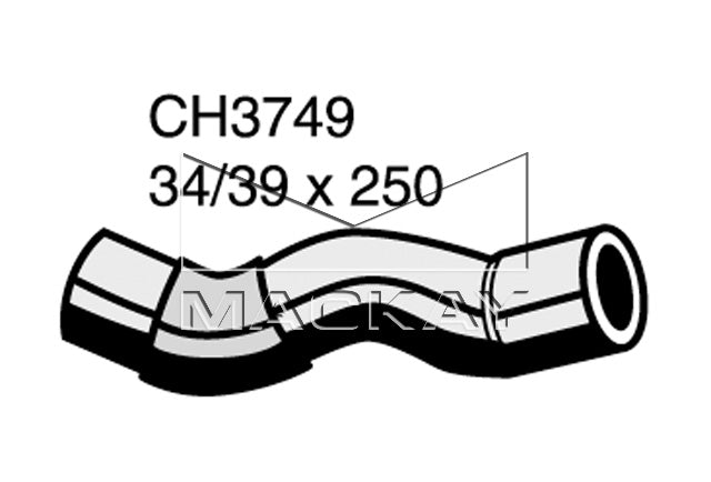 Mackay Top Radiator Hose CH3749