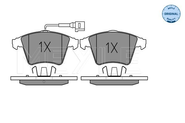MEYLE Brake Pad Set 025 237 4619/W